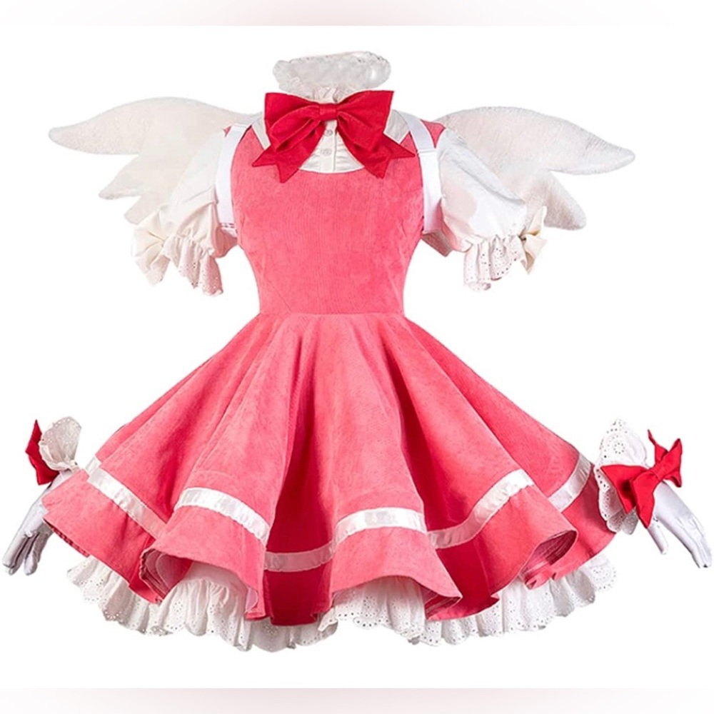 Card Captor Sakura Cosplay Anime Con Halloween Costume Dress